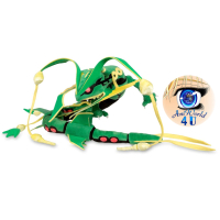 Legit Pokemon center plush Mega Rayquaza  +/- 113cm 